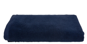 Tempur Badehåndklæde - 70x140 cm - Mørkeblåt - 100% Bomuld - Frotté håndklæde fra Tempur